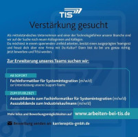 Verstärkung gesucht | TIS GmbH