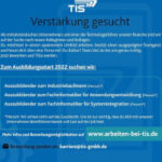 Ausbildungssuche für 2022 | TIS GmbH