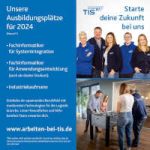 Ausbildungsplätze 2024 bei der TIS GmbH | Arbeiten in Bocholt