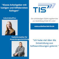Rückblick auf die Ausbildung bei der TIS GmbH | Arbeiten bei TIS